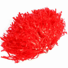 Sport Cheerleader Pompons 2 Stück Roter Glitzer Tanzzubehör