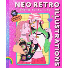 Neo Retro Illustrations by PIE International Paperback Book