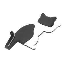 Niedliche Katzenform-Silikon-Kühlschrankmagnet Haken für Zuhause und Küche—A01