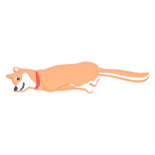 Tier Shiba Inu Wandhaken 2 Stück Silikon Magnet Schlüsselhalter für die Küche