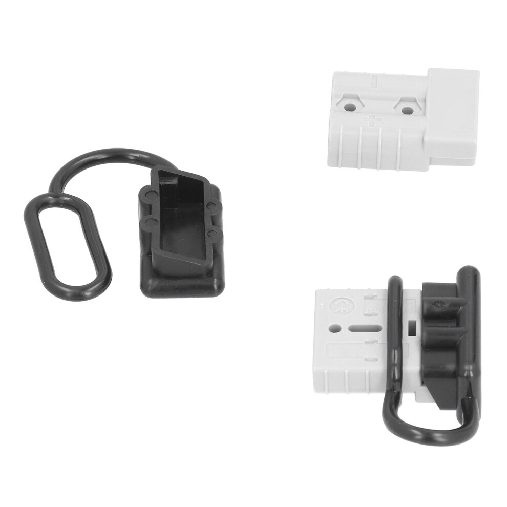 50A Battery Quick Connect Disconnect Plug For Recovery Winch Grey 9381358319534