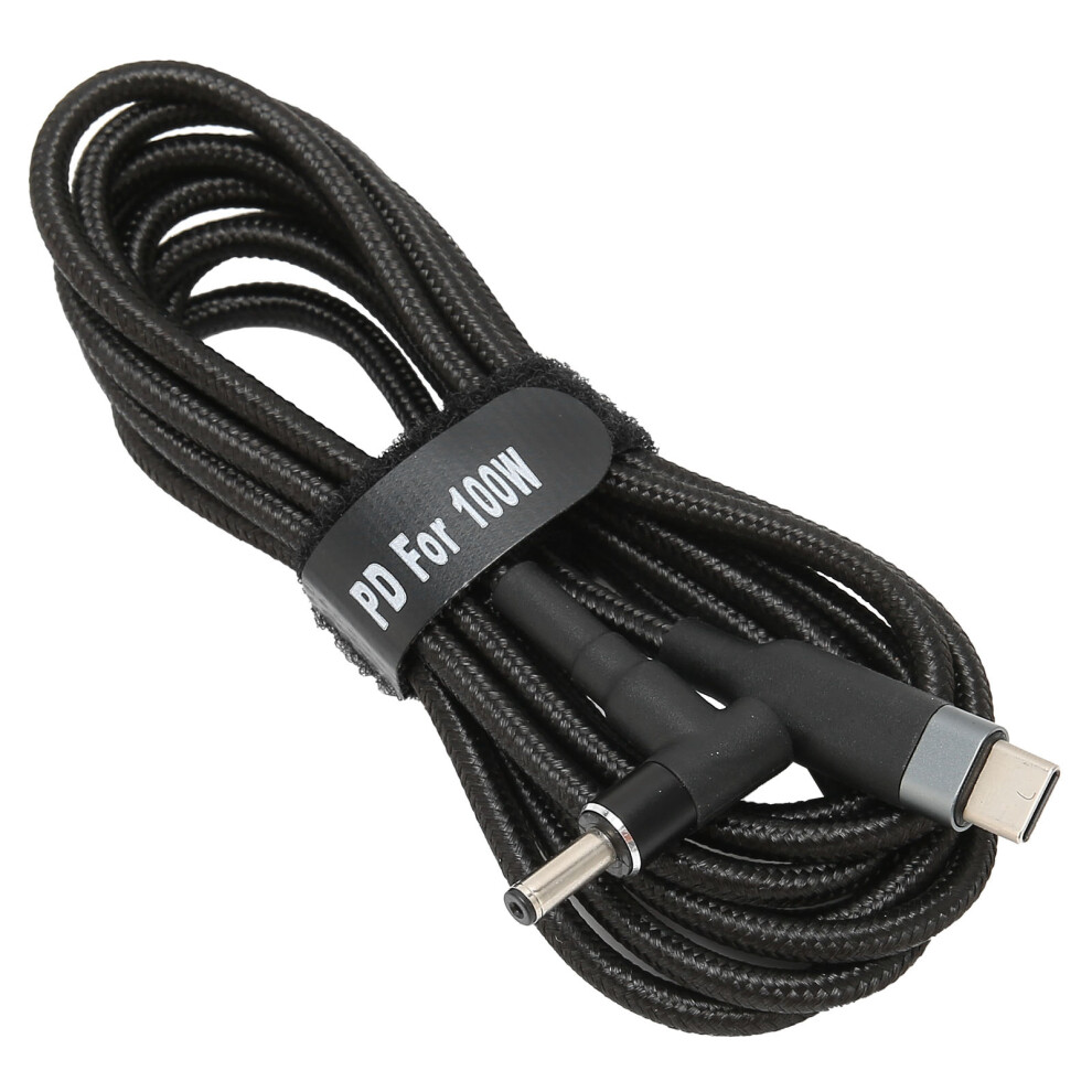 Usb-C To Dc Power Cable 100W, 2M, Braided Wire For Laptops 4641358319633