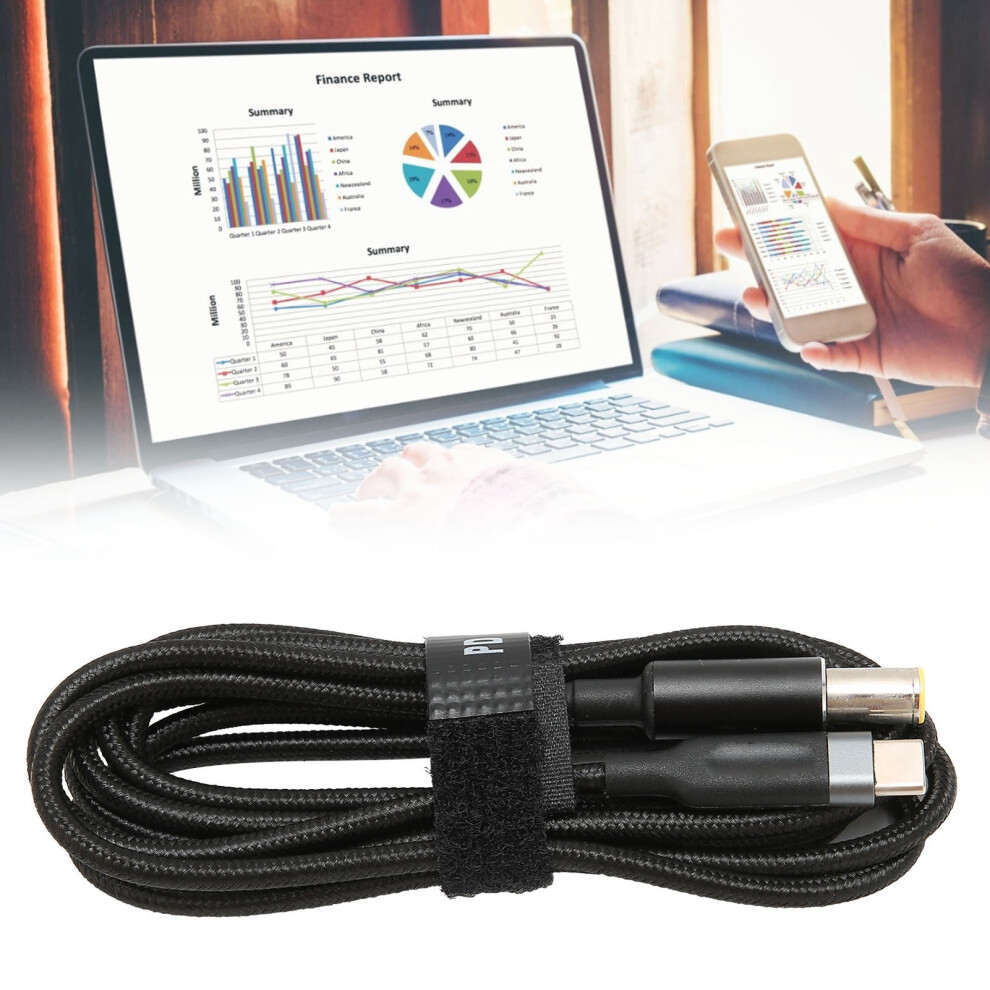 Fast Charging Usb C To 7.9X5.5mm 100W Pd Power Cord For Lenovo 1M Long 8131358319475