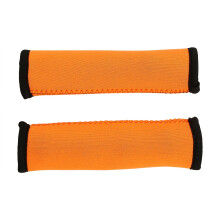 2 Stück 15 cm Anti-Rutsch-Tauchstoff-Kajak-Paddelgriffe für einfaches Paddeln Orange