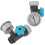 G3/4in Einstellbare Wasserdruckregler Ventil mit 9