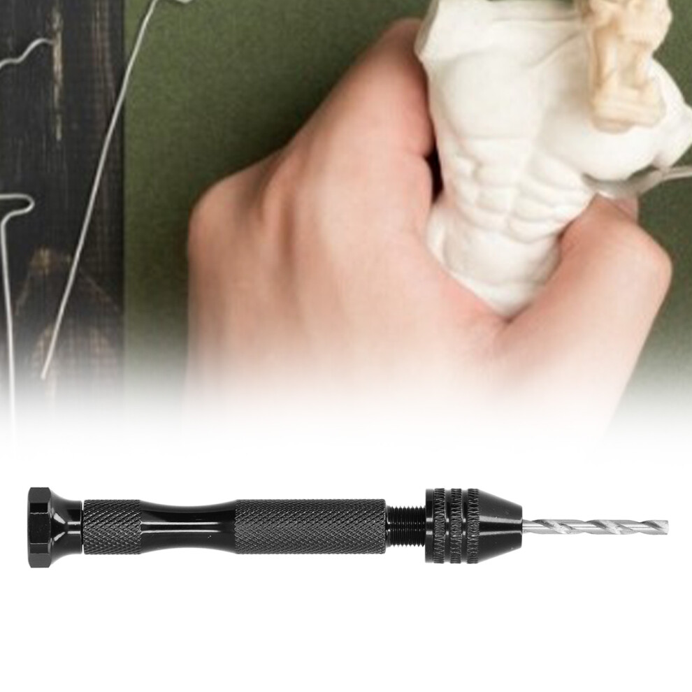 46Pcs Hand Twist Drill Set With Black Pin Vise Manual Punch Tool 9461358323080