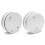Smart WiFi Smoke Alarm ABS White 80dB Remote App Safety Sensor 12