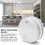 Smart WiFi Smoke Alarm ABS White 80dB Remote App Safety Sensor 6