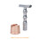 Mann der Manuelle Rasierapparat Stand Aluminium 4