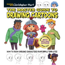 The Master Guide to Drawing Cartoons by Christopher Hart Paperback Boo