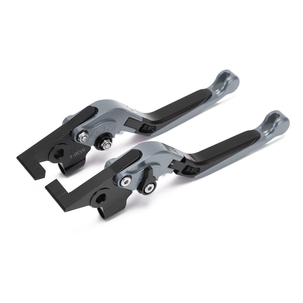 Adjustable Cnc Aluminum Motorcycle Brake Clutch Lever For Tmax 530/560 Gray 9421358325972