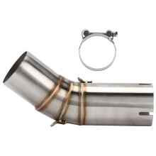 Stainless Steel Exhaust Mid Pipe for Ducati 959 Panigale V2 60.5mm