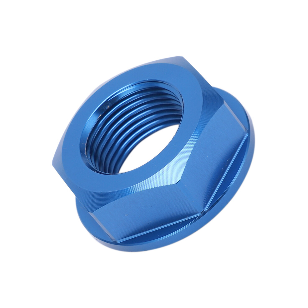 Aluminum Rear Wheel Axle Nut M20xp1.5 For Yamaha Yz/Wr (Blue) Blue 6901358326283