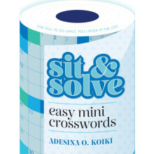 Sit amp Solve Easy Mini Crosswords by Adesina O. Koiki Paperback Book