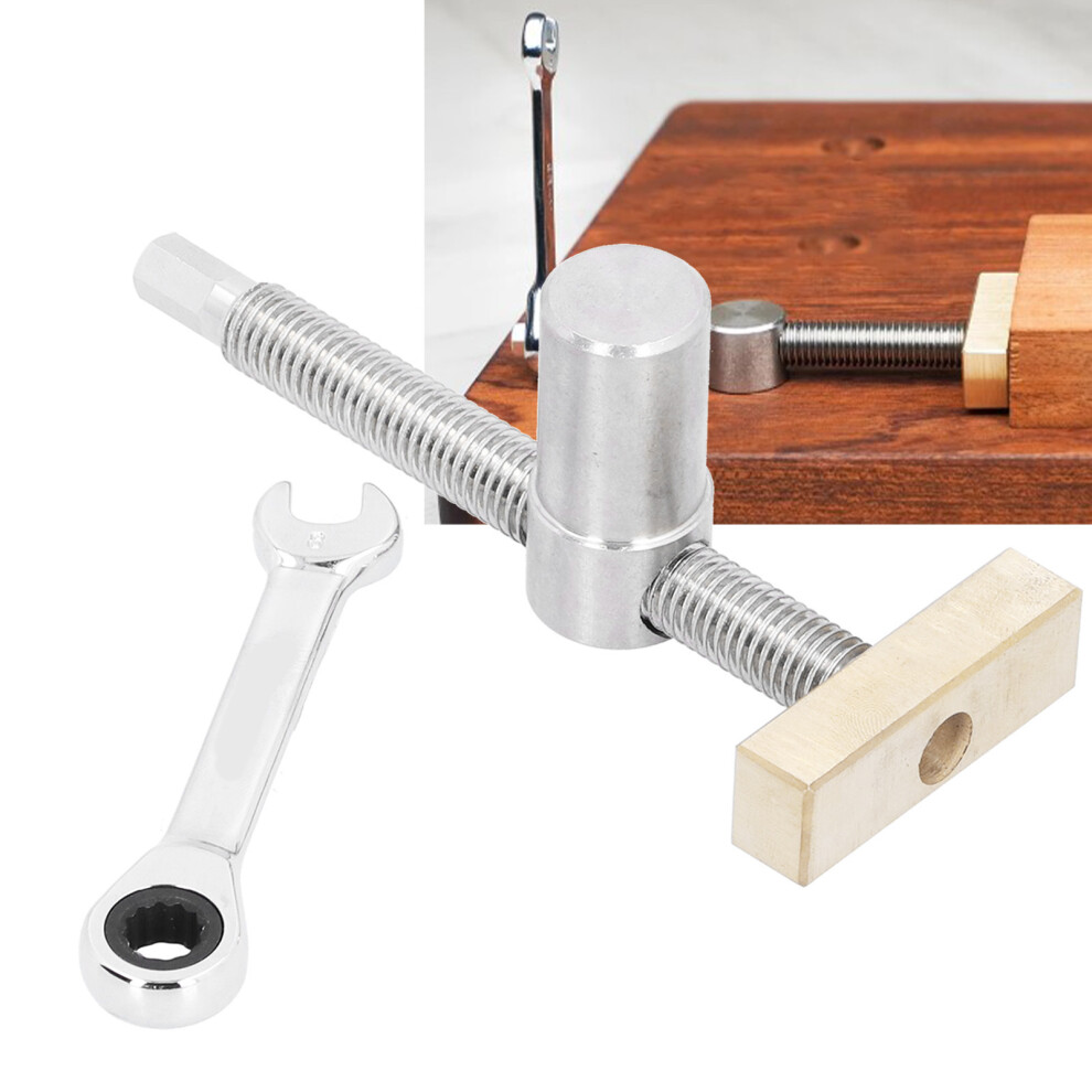 Stainless Steel Workbench Vice Clamp For Woodworking Precise Fixing 150Mm Size 9491358327986
