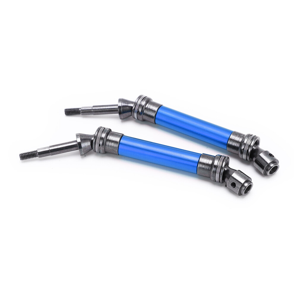 Cvd Steel Rear Drive Shaft For 1/10 Rc Truck Rustler Vxl 4X4 4Wd Durable Blue 9331358328401