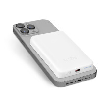 Powerbank da 5000 mAh con porta USB-C e compatibilità MagSafe - Bianco