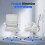 （Grey）Swivel Computer Chair with Armrest 4