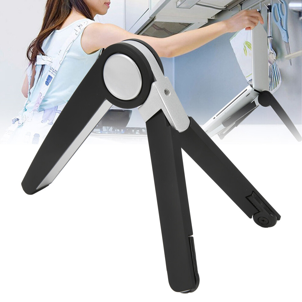 Foldable Aluminum Laptop & Tablet Stand Riser, Black, Adjustable-image-OPC-PMRWGQK-NEW