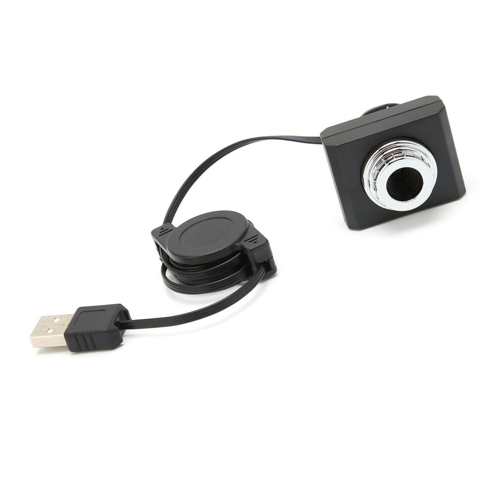 Usb2.0 480P High Res Webcam With Auto Balance For Online Video Calls White 6911358330784