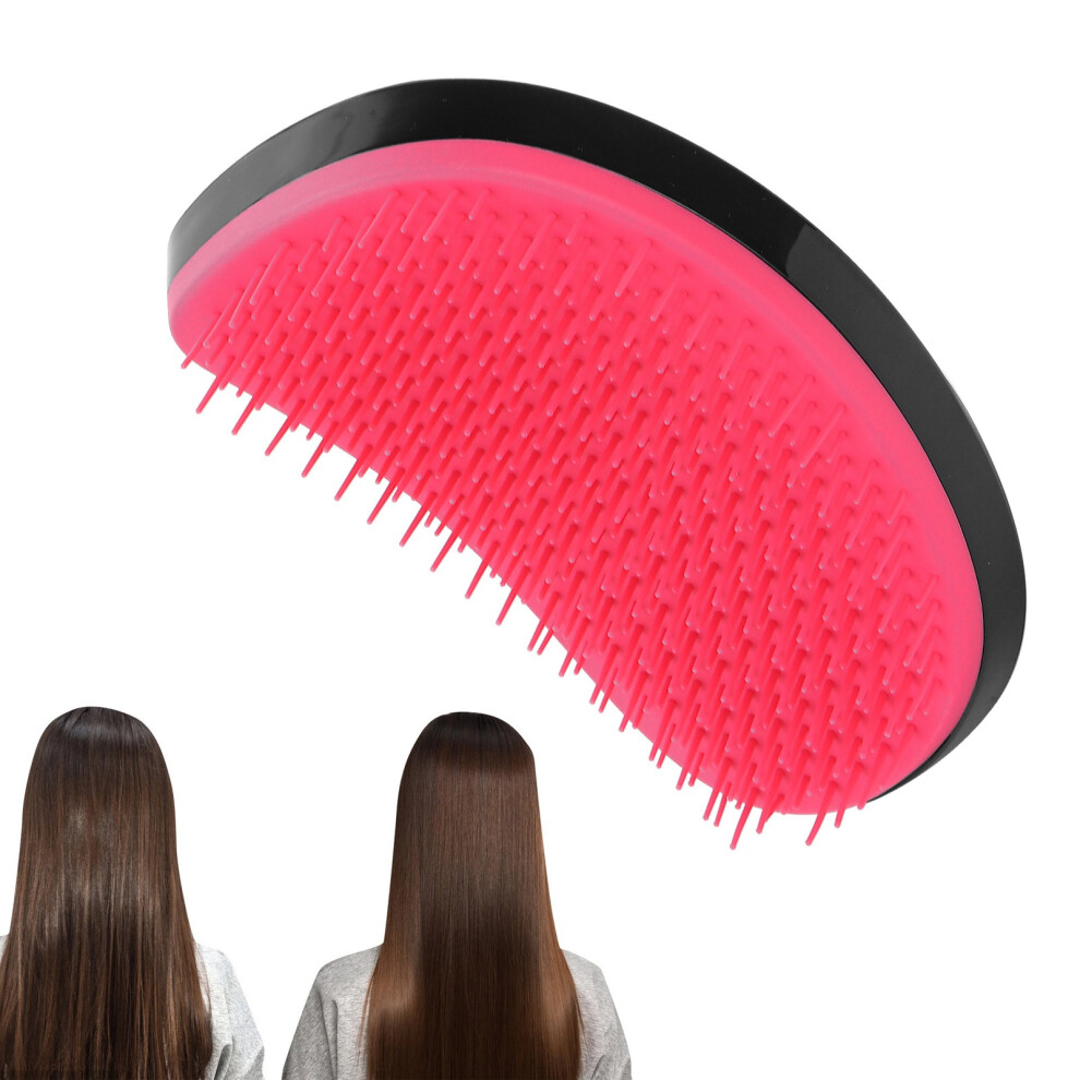 Black Professional Detangling Hairbrush For Curly Hair Home Hair Comb