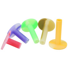 Gummi-Golf-Tessen-Teeset mit Ballhalter – 5 Größen, Indoor/Outdoor