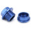 2pcs M18x1.5 Aluminum Front Wheel Nut Replacement for 2015  SXF Blue 10