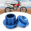 2pcs M18x1.5 Aluminum Front Wheel Nut Replacement for 2015  SXF Blue 4
