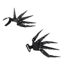 Halloween-artikulierte PVC-Handschuhe, flexible Gelenk-Requisiten für Cosplay, 30x6,5cm
