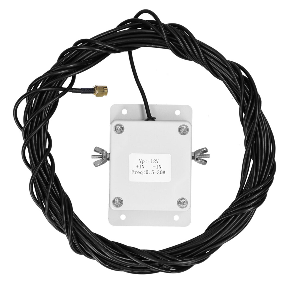 Mla-30+ Loop Antenna 0.5-30 Mhz Low Noise Shortwave Receiver Compact 280X230x60mm 8411358335539