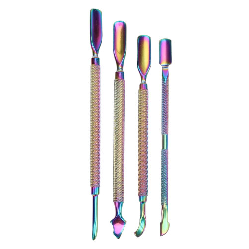 4-teiliges Nagelhautschieber-Set, doppelseitig, 2