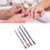 4-teiliges Nagelhautschieber-Set, doppelseitig, 12