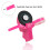 Mini-Etikettendrucker, tragbar, manuell, DIY, 4