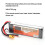 11.1V 3500mAh 3S 60C RC LiPo Battery Pack with XT60 Plug 9