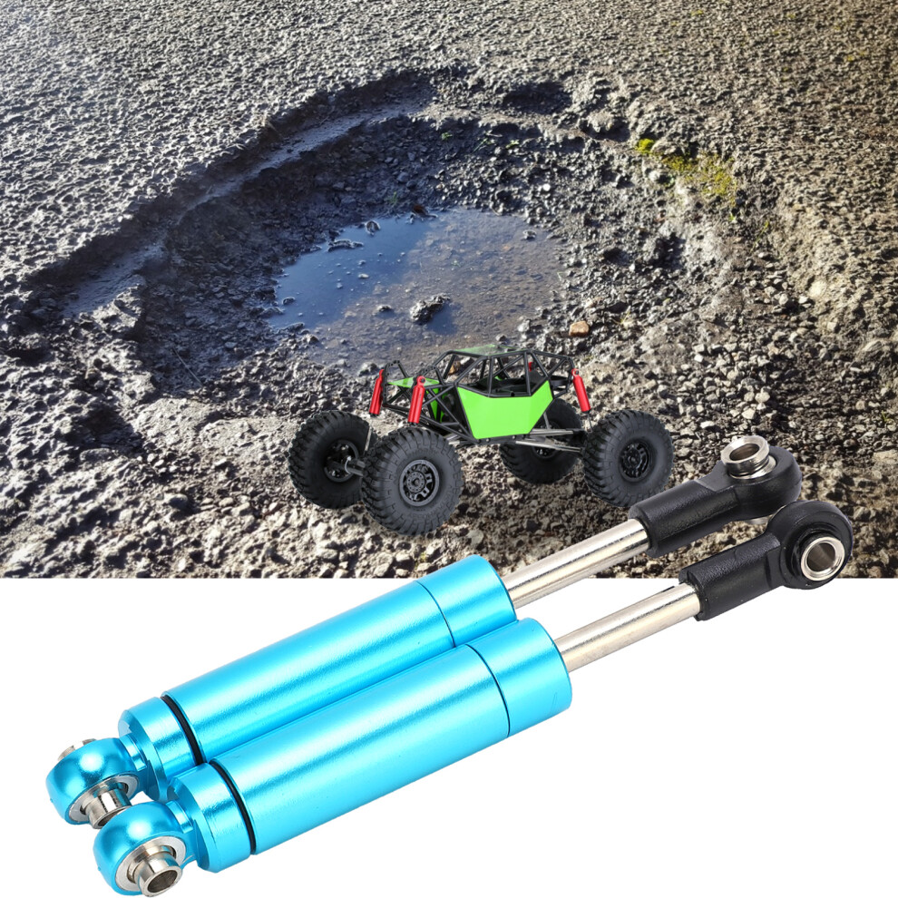 2Pcs Aluminium Alloy Internal Spring Shock Absorber 82Mm For 1/10 Rc Car 7891358338289