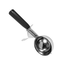 Schwerer Edelstahl-Eis- und Fruchteisspachtel mit Kunststoffgriff 4,7 cm