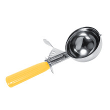 Edelstahl-Frucht- und Eiscremeschaufel mit buntem Griff (5,5 cm)
