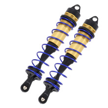2 Stück Aluminiumlegierung Stoßdämpfer für 1/8 RC-Auto 140mm Gold