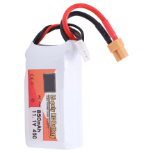 11.1V 850mAh 45C Lithium Polymer Lipo Battery White 60x30x22mm