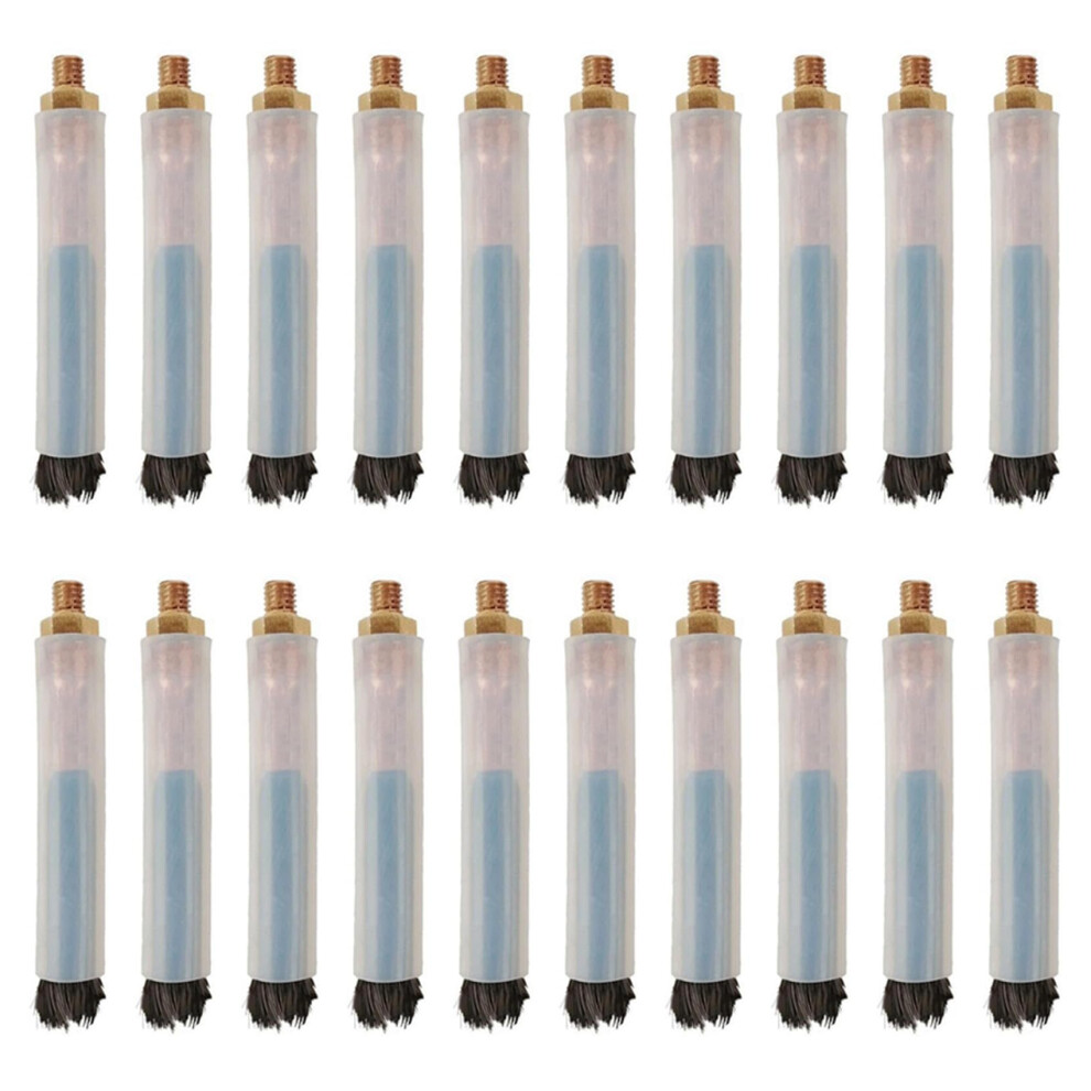 20X M8 Thread Carbon Fibre Weld Cleaning Brush For Tig And Mig Welds Clean Passivate And Polish Steel Welds 9067246556105