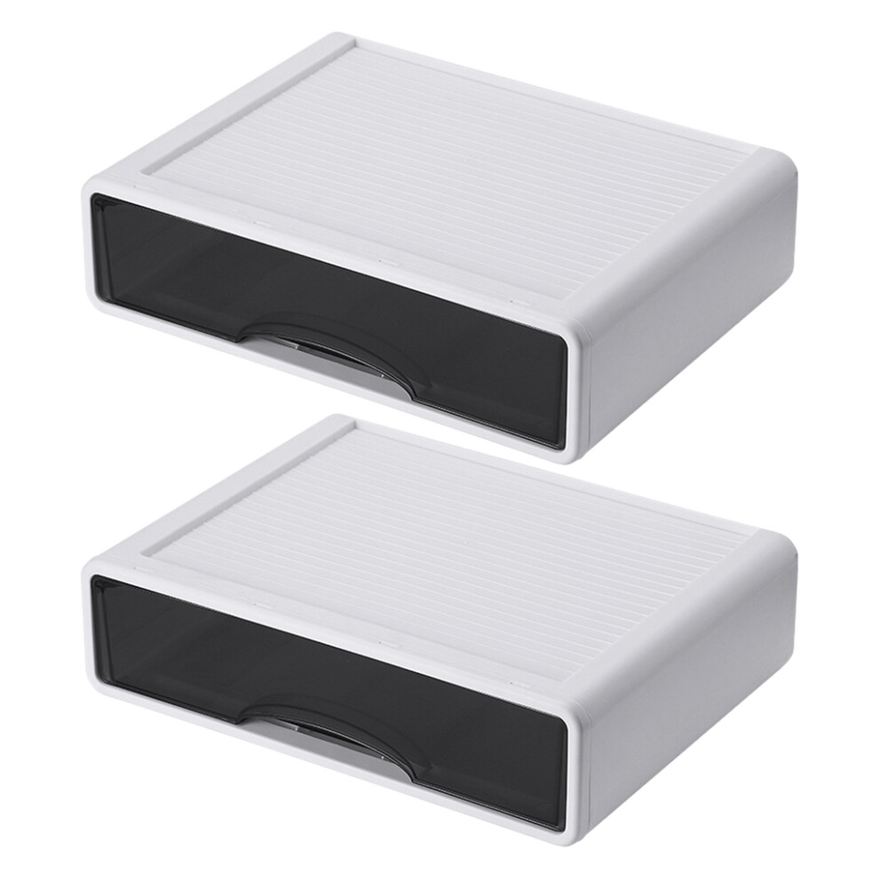 (white, L 2) Storage Box With Drawers For Stylish Organization Durable Easy-image-OPC-PMRWN5C-NEW