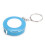 Mini Colored Soft Tape Measure Keychain 1m Retractable Ruler Blue 1