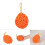 Peeling Spa-Ballons – 4 Weiche Farben Belebendes Duschgerät 5