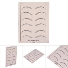 Flexible Silikon-Tattoo-Übungshaut für Microblading der Augenbrauen