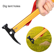 Tragbarer Aluminiumlegierung Zeltpeggenzieher & Hammer - 30,5 cm Outdoor-Werkzeug