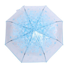 Blauer Kirschblüten-Transparent Fal Umbrella Mode 1 Stück