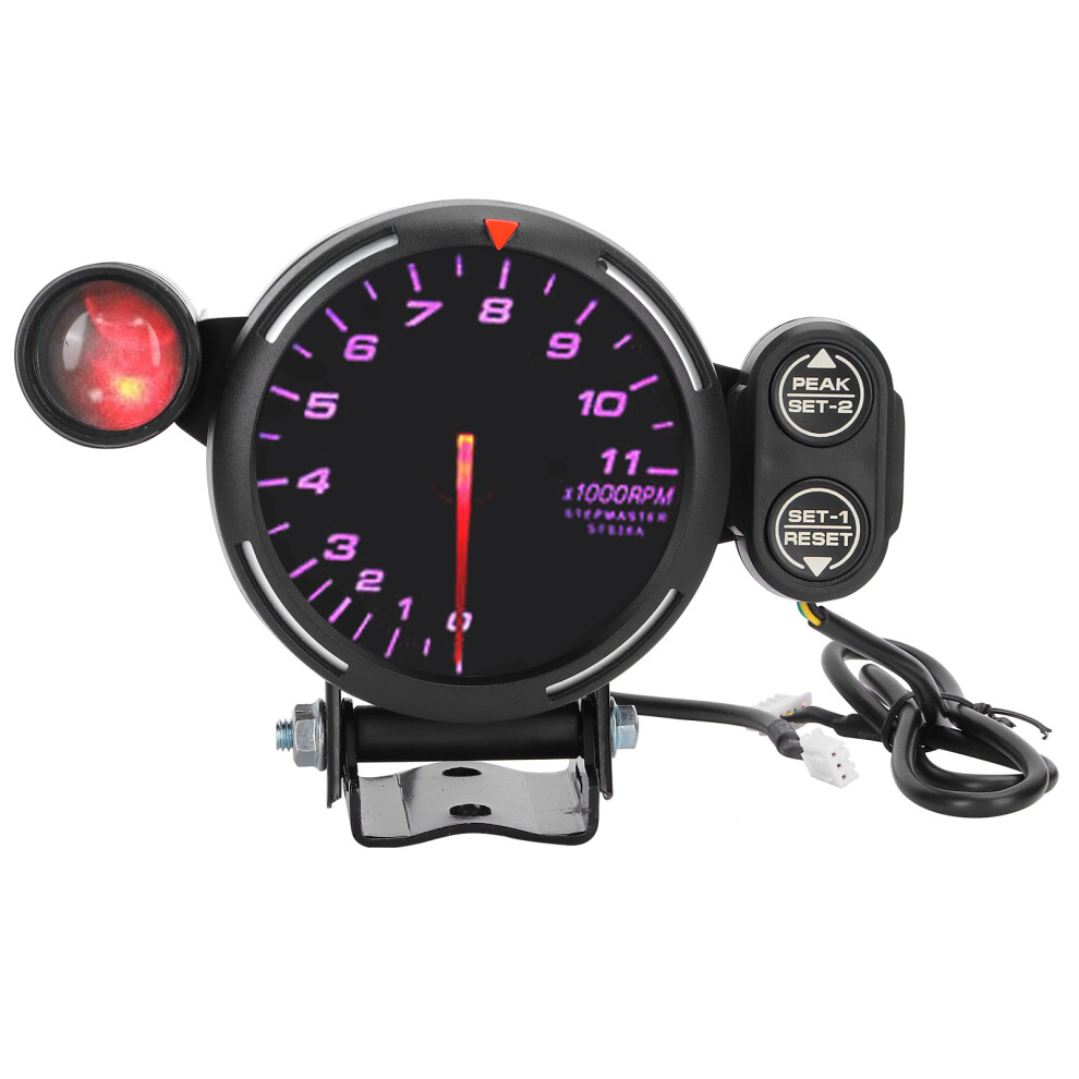 3.15In 80Mm Tachometer With 7-Color Dial Highly Sensitive Rpm Gauge 8491358342683