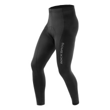 Lange, ademende fietsbroek met M-padding - zwart