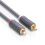 Ugreen Ljudkabel 2RCA (Hane) till 2RCA (Hane), 3m - Grå 5