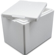 Termobox piepschuim koelbox met deksel, PZH-certificaat, 395x295x320 mm, 20 liter